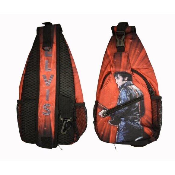 Elvis Presley Handbags - New Red 68 Lights Elvis Presley Sling Tote Bag Shoulder Messenger The King Gift